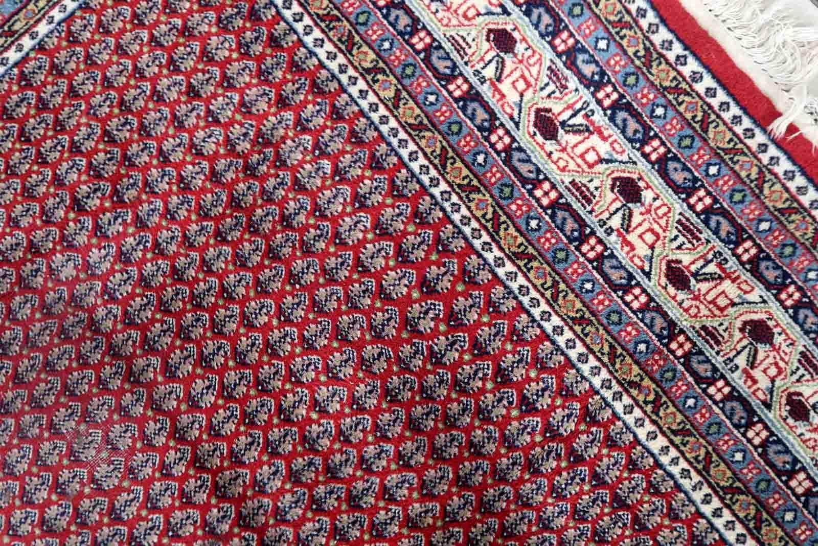 Handgefertigter indischer Seraband-Teppich, 1970er Jahre, 1C1062 im Angebot 2