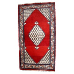 Handgefertigter indischer Seraband-Teppich im Vintage-Stil, 1970er Jahre, 1C757