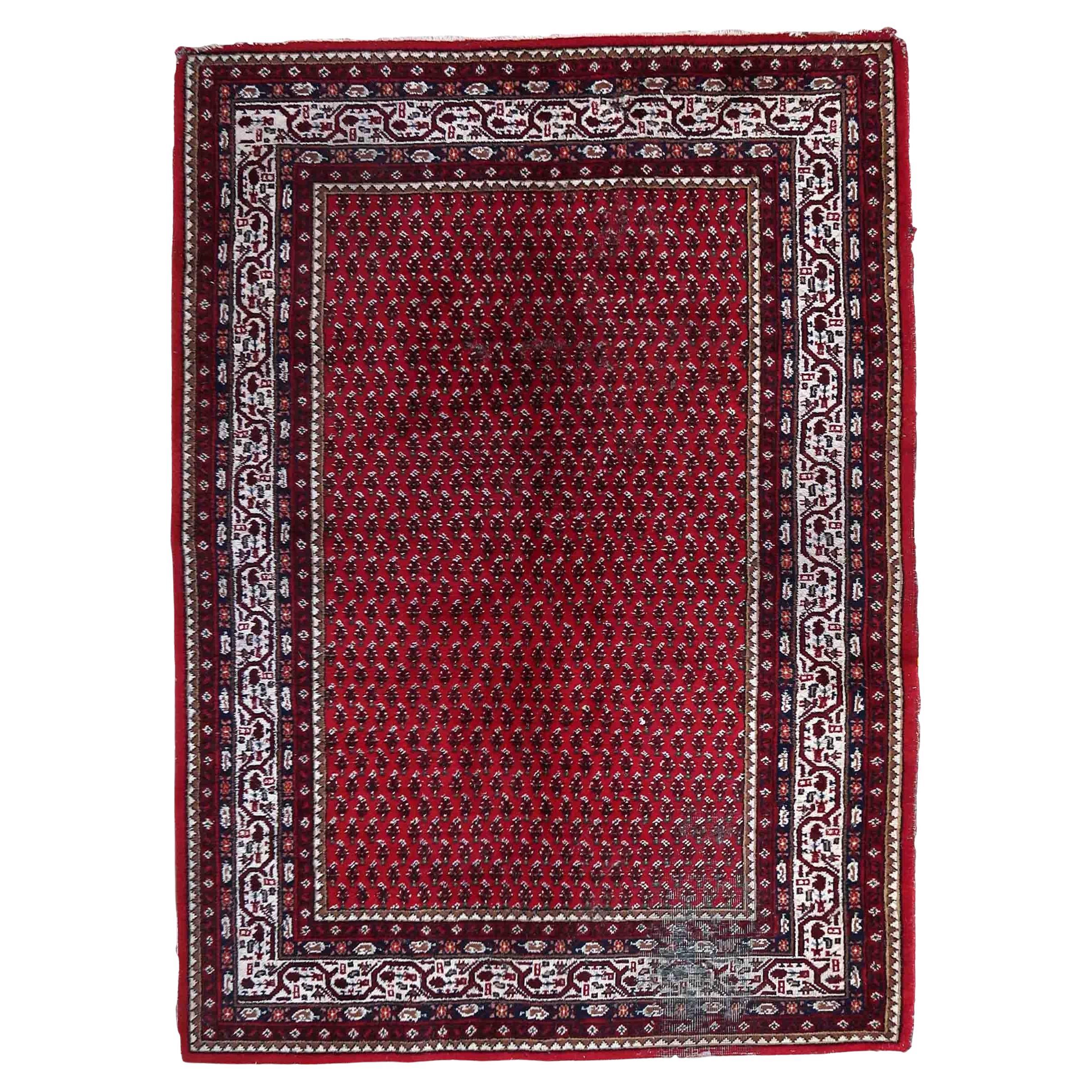 Handgefertigter indischer Seraband-Teppich, 1970er Jahre, 1C930