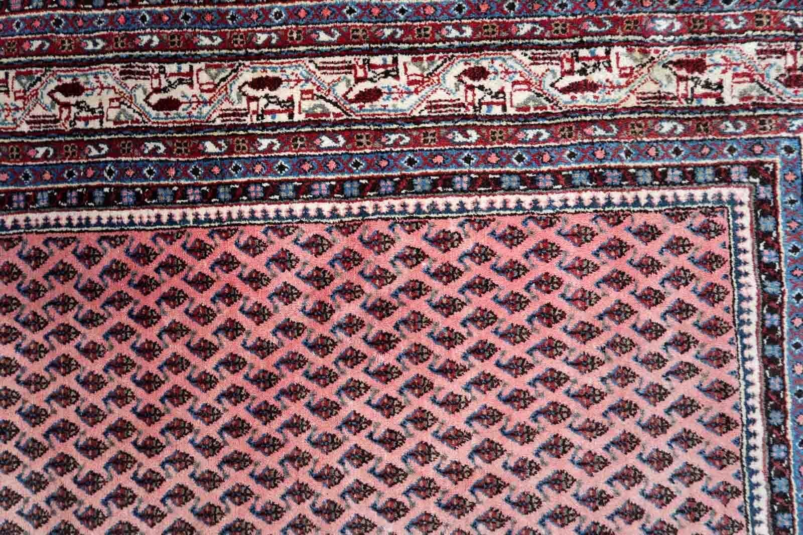 Handgefertigter indischer Seraband-Teppich, 1970er Jahre, 1C935 im Angebot 1