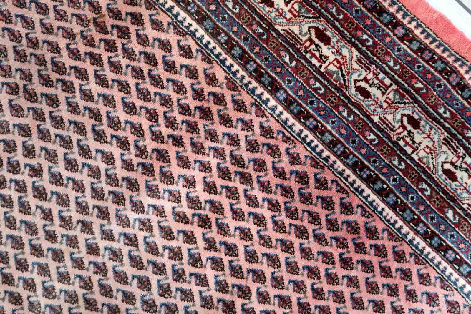 Handgefertigter indischer Seraband-Teppich, 1970er Jahre, 1C935 im Angebot 2