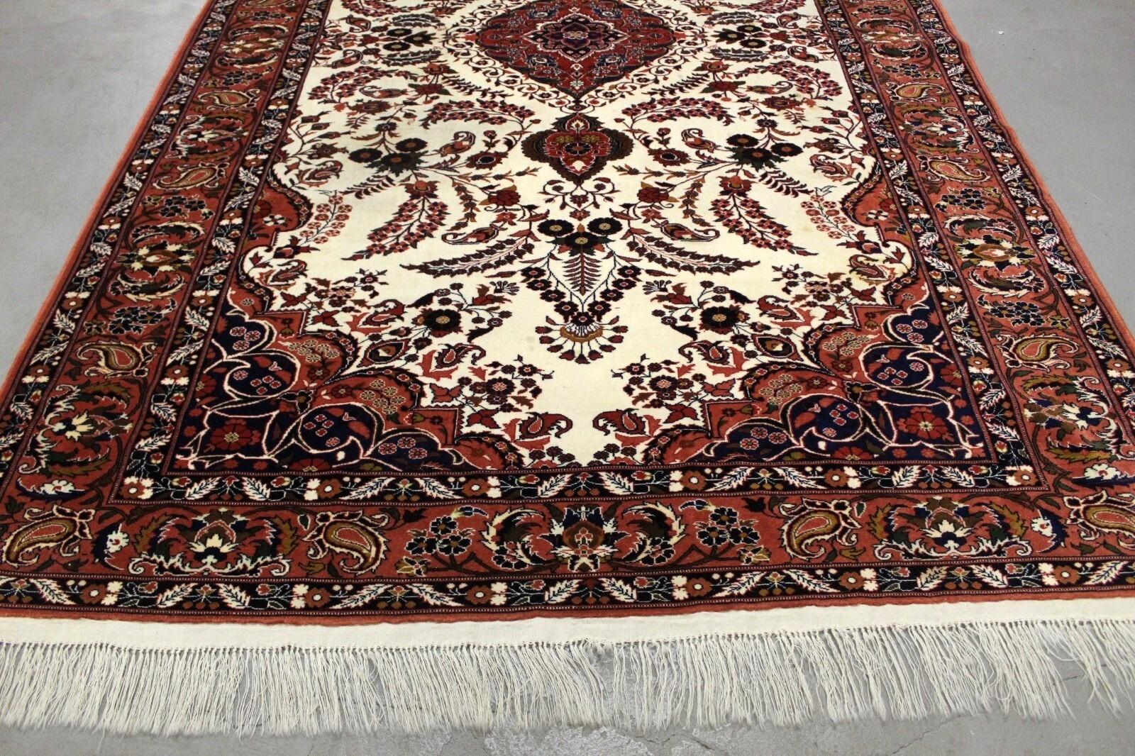 Tapis Vintage indien Tabriz 6.7' x 9.10', 1970 - 1K11 en vente 4