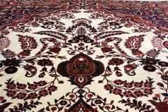 Handmade Vintage Indian Tabriz Style Rug 6.7' x 9.10', 1970s - 1K11