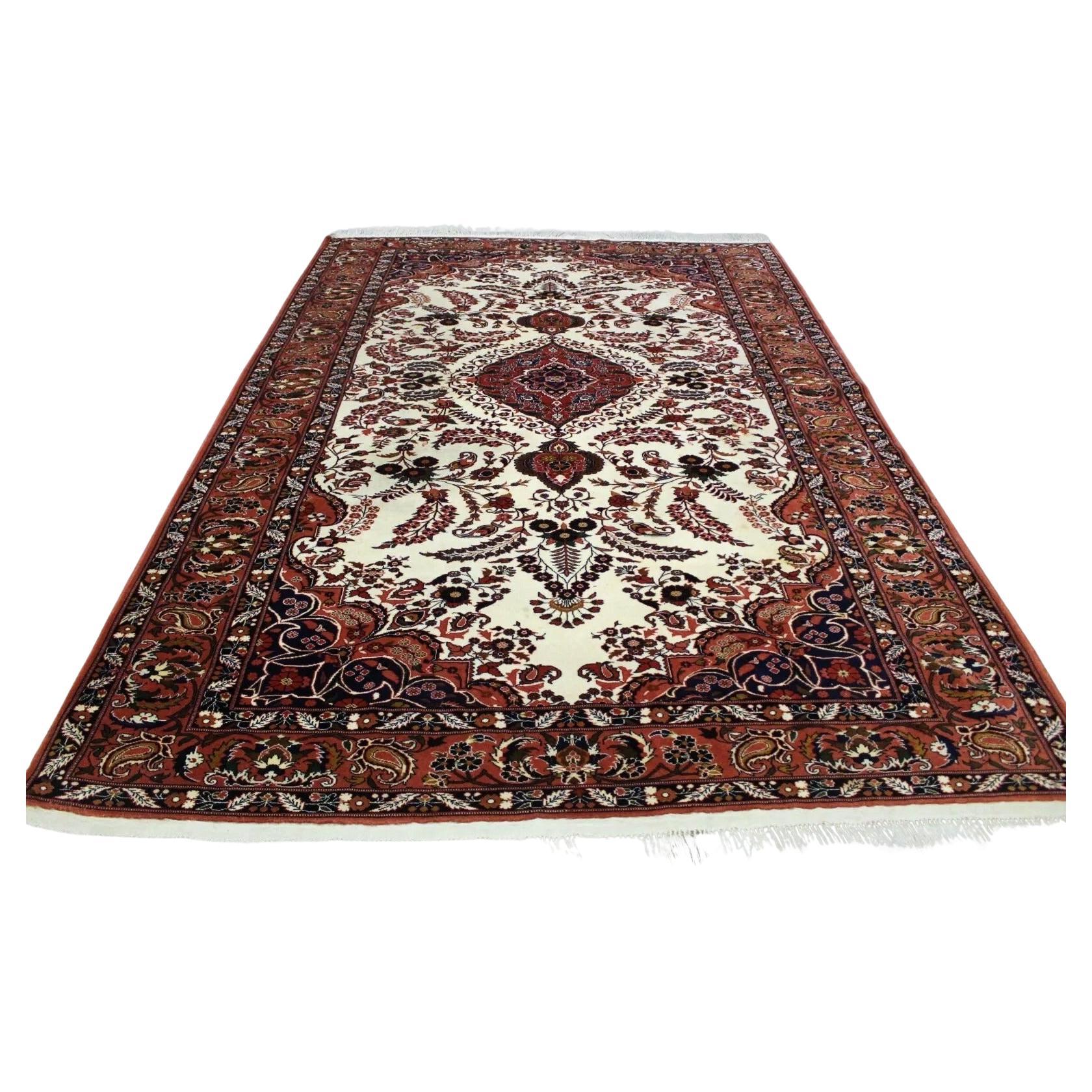 Tapis Vintage indien Tabriz 6.7' x 9.10', 1970 - 1K11