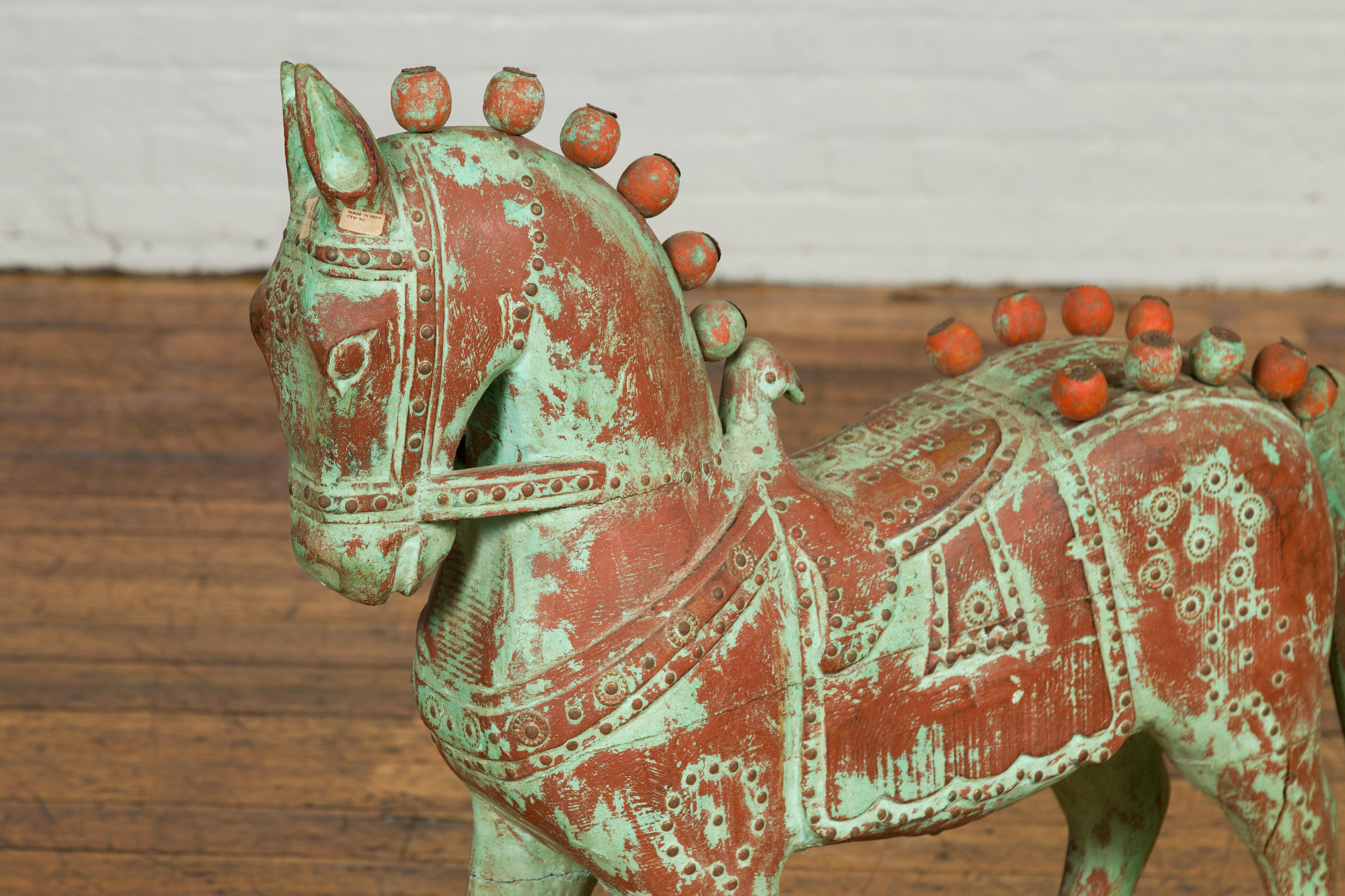 antique riding horse