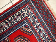 Handmade Vintage Indo-Mahal Rug, Wool, Hand-Knotted, India, 1970s - 1C732