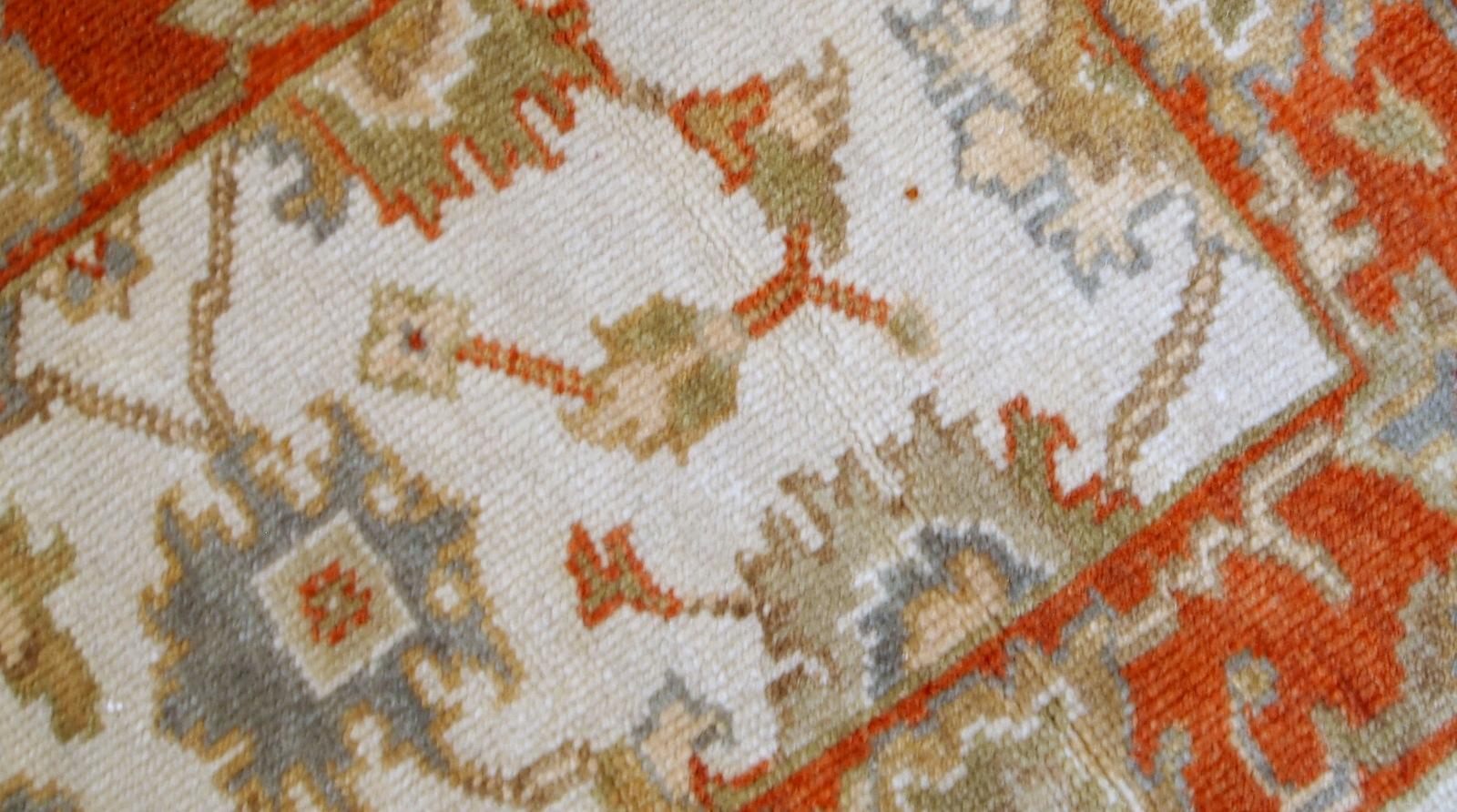 Tappeto Indo-Mahal vintage fatto a mano, anni '80, 1B861 in vendita 1