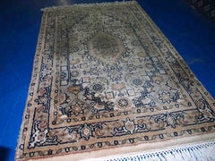 Handmade Vintage Indo-Tabriz Rug, 1970s, 1C768