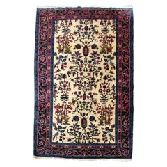 Handmade Vintage Indo-Tabriz Rug, 1970s, 1Q0221