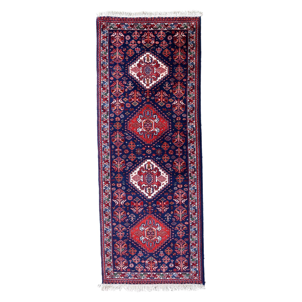 Alfombra Tabriz Vintage Indoiana, Años 70, 1C919