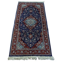 Handgefertigter Vintage-Teppich im Isfahan-Stil, 1970er Jahre, 1D21
