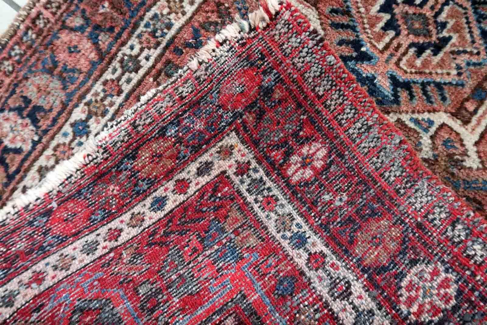 Handgefertigter Vintage-Teppich im Karajeh-Stil, 1970er Jahre, 1C954 (Handgeknüpft) im Angebot