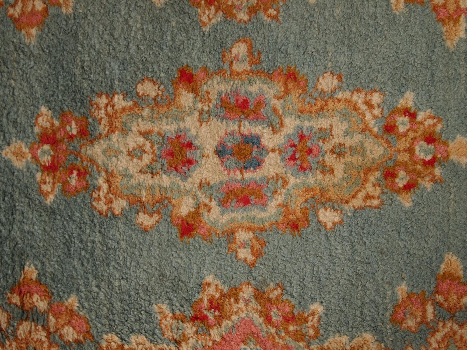 Handgefertigter Vintage-Teppich im Kerman-Stil, 1970er Jahre, 1C643 (Ende des 20. Jahrhunderts) im Angebot