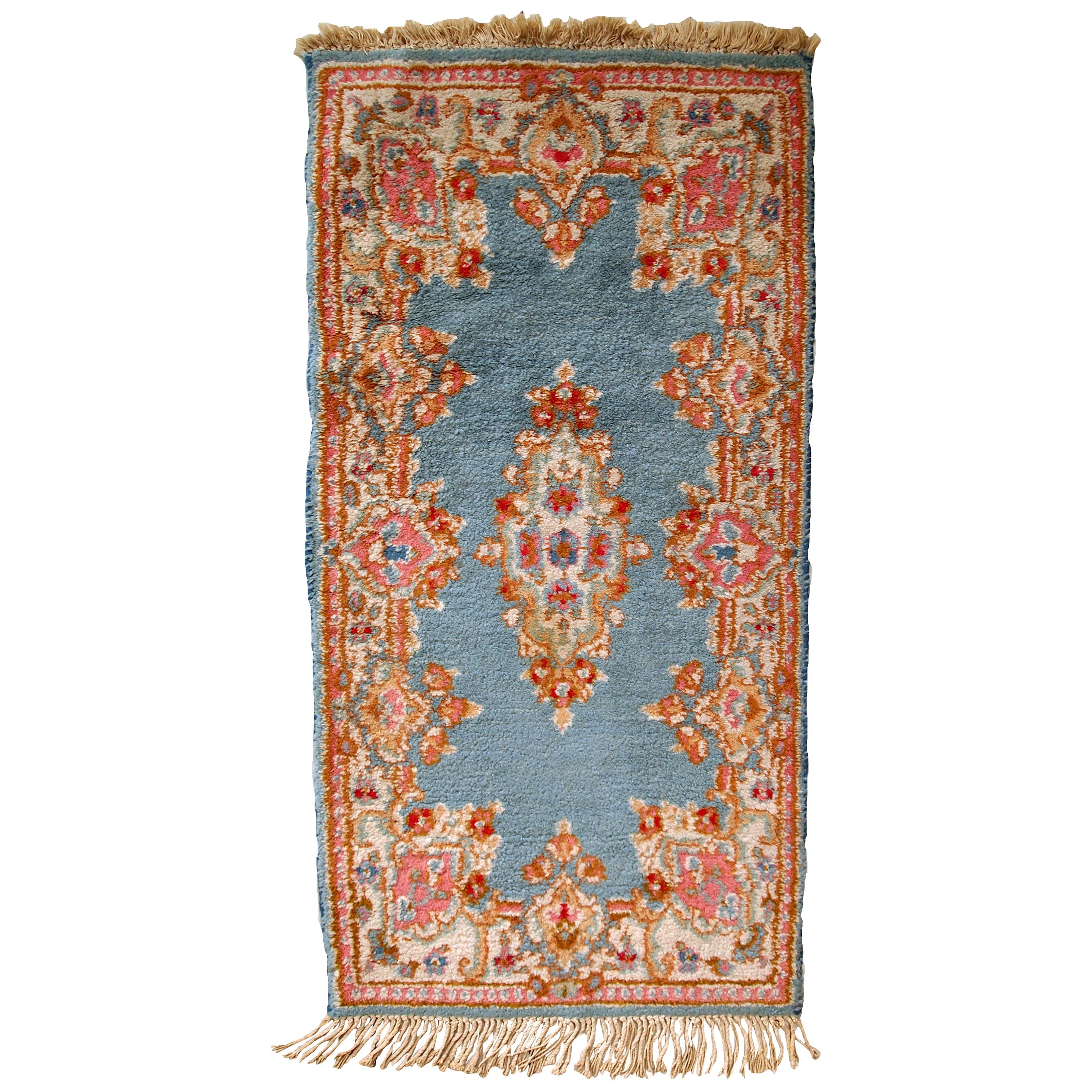 Handgefertigter Vintage-Teppich im Kerman-Stil, 1970er Jahre, 1C643 im Angebot