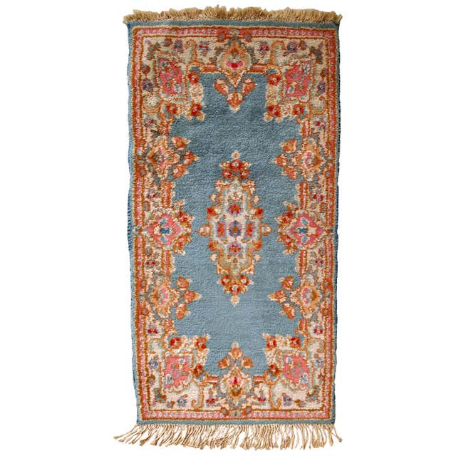 Vintage Kerman Rug with French Victorian Style For Sale at 1stDibs ...