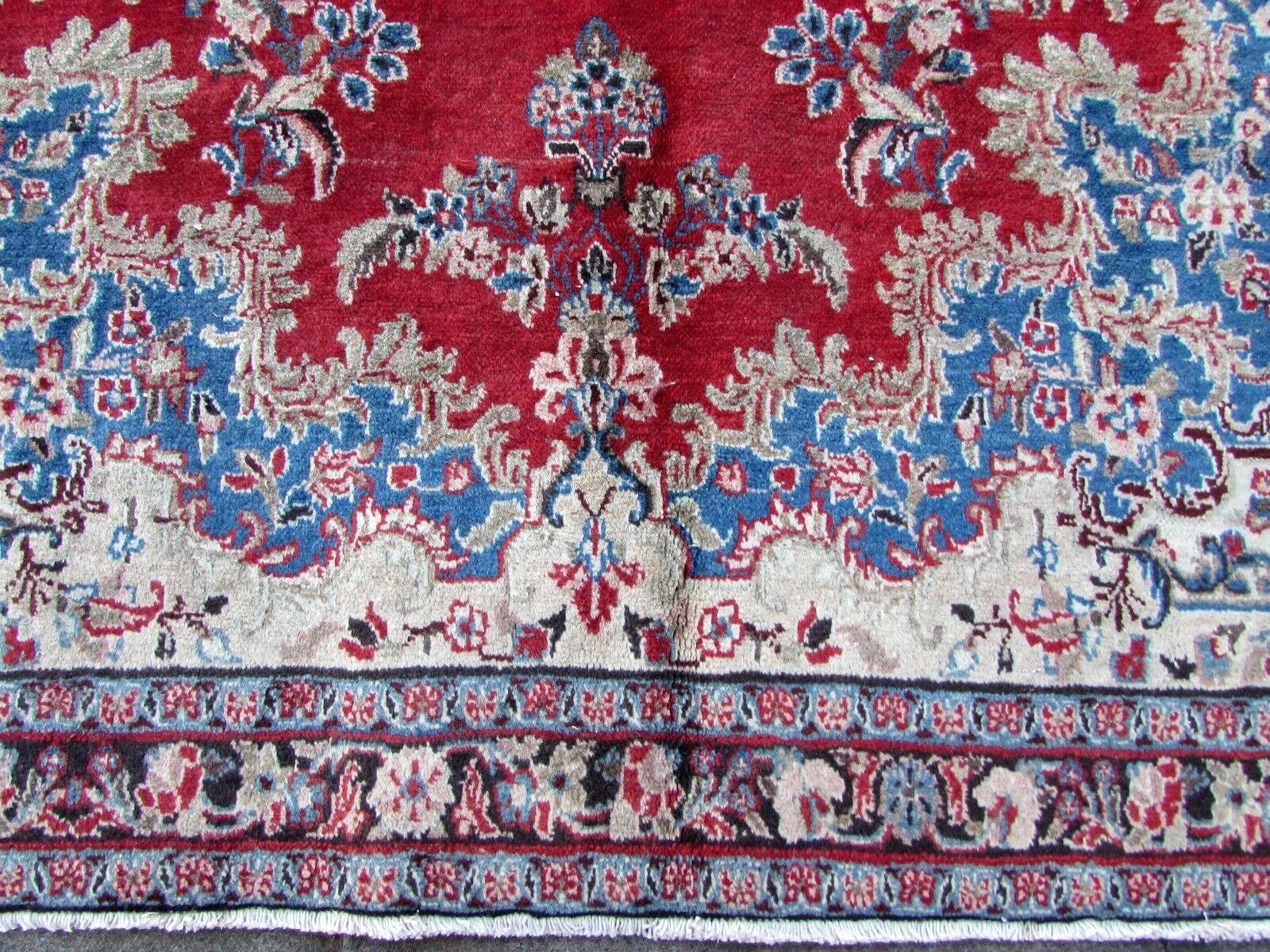 Handmade Vintage Kerman Style Rug, 1970s, 1Q0219 3