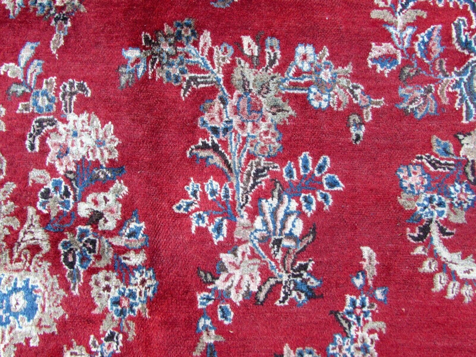 Handmade Vintage Kerman Style Rug, 1970s, 1Q0219 1