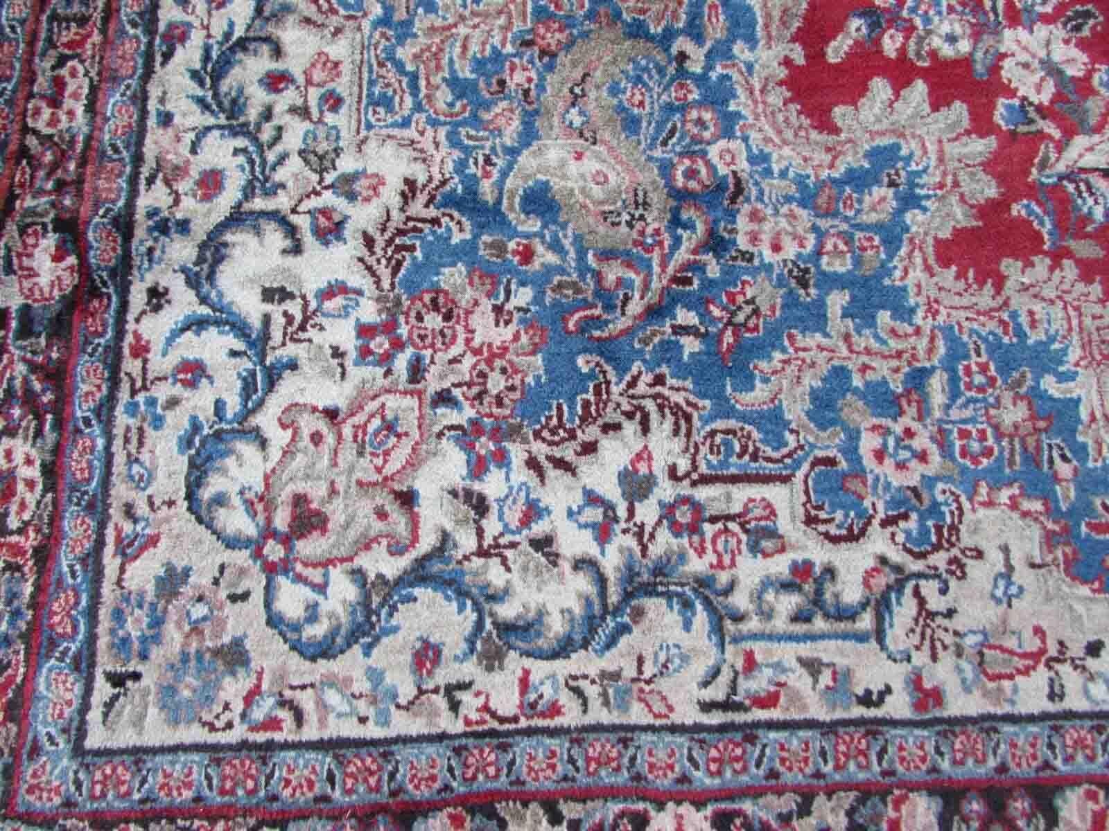 Handgefertigter Vintage-Teppich im Kerman-Stil, 1970er Jahre, 1Q14 im Angebot 5