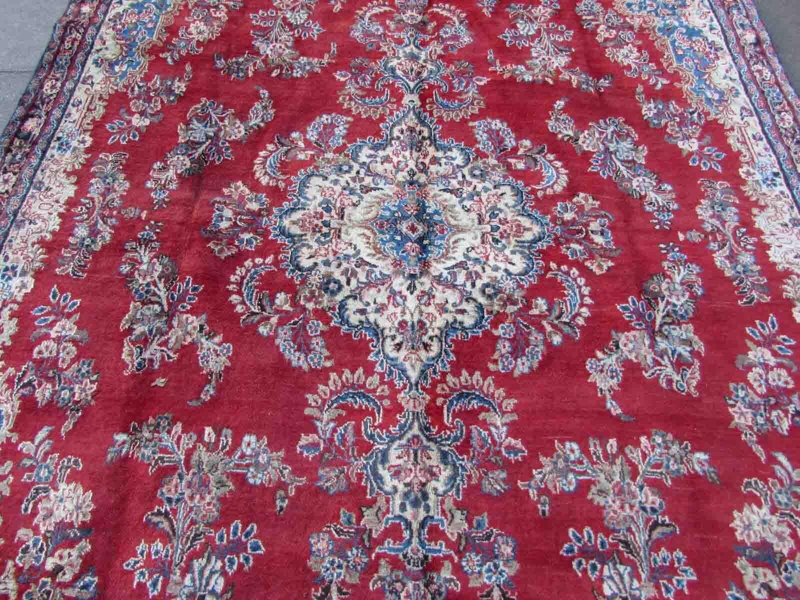 Handgefertigter Vintage-Teppich im Kerman-Stil, 1970er Jahre, 1Q14 (Asiatisch) im Angebot