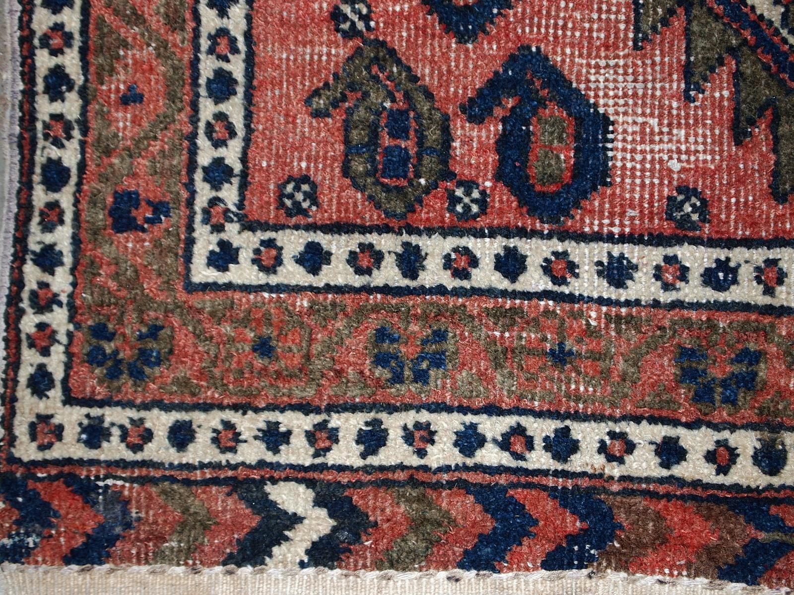 Wool Handmade Vintage Kurdish Style Rug, 1930s, 1C654 For Sale