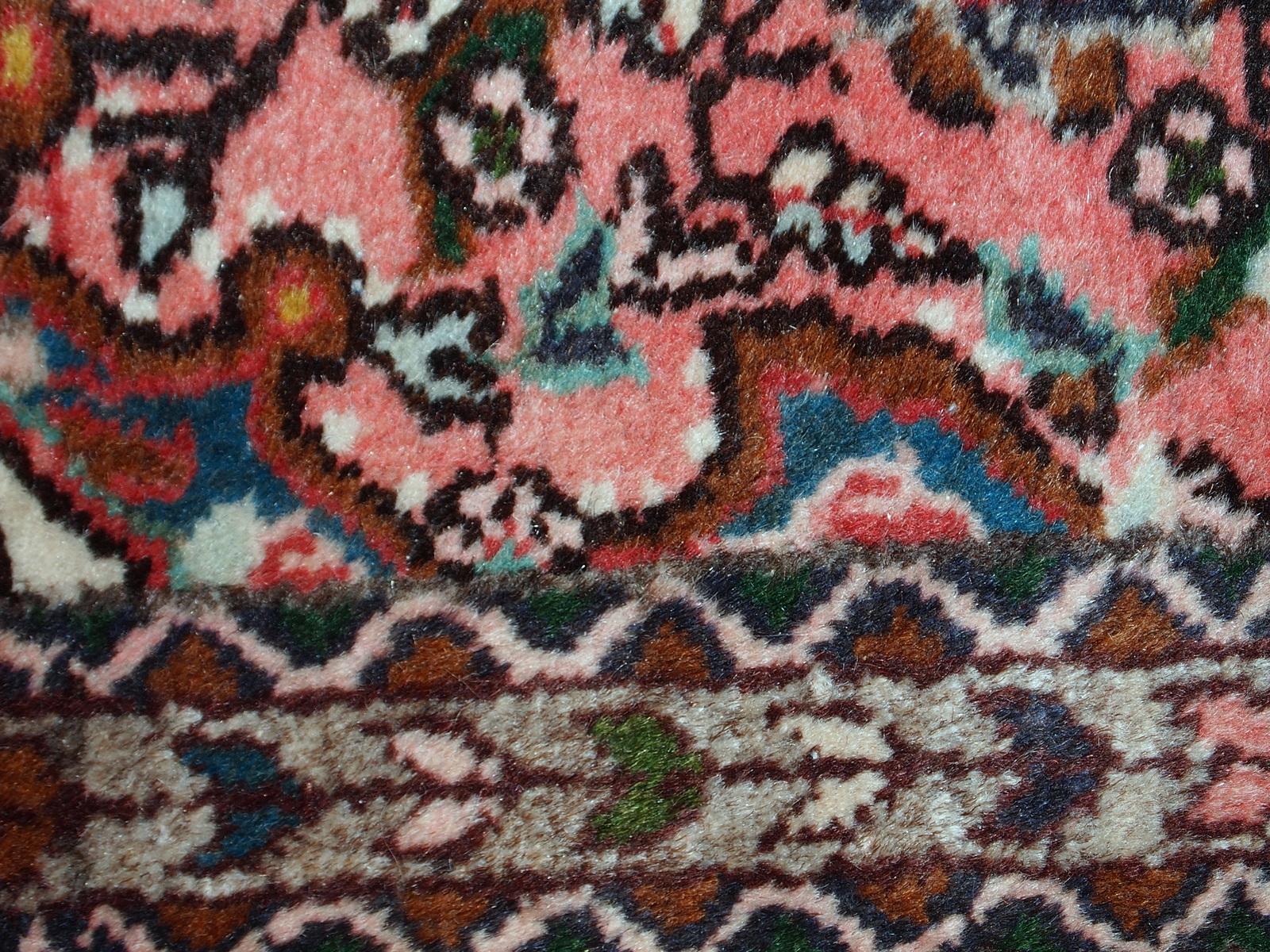 Handgefertigter Vintage-Teppich im Lilihan-Stil, 1970er Jahre, 1c617 (Asiatisch) im Angebot