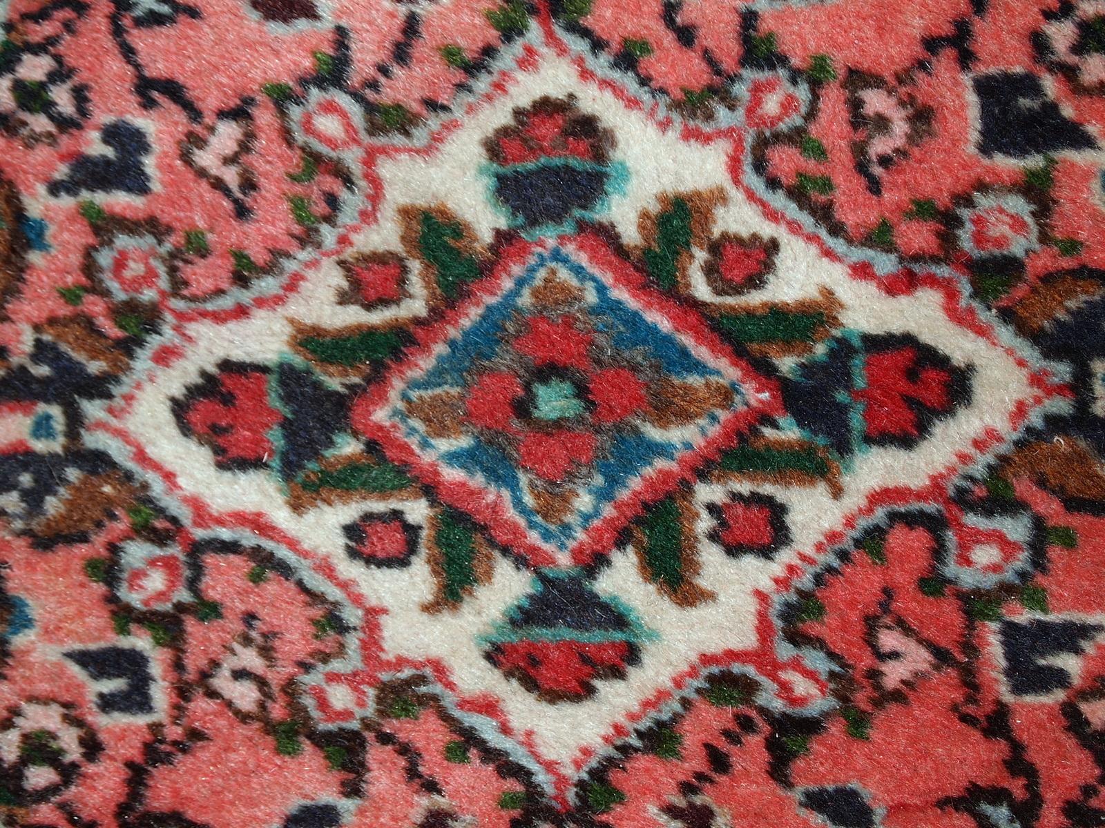 Handgefertigter Vintage-Teppich im Lilihan-Stil, 1970er Jahre, 1c617 (Ende des 20. Jahrhunderts) im Angebot
