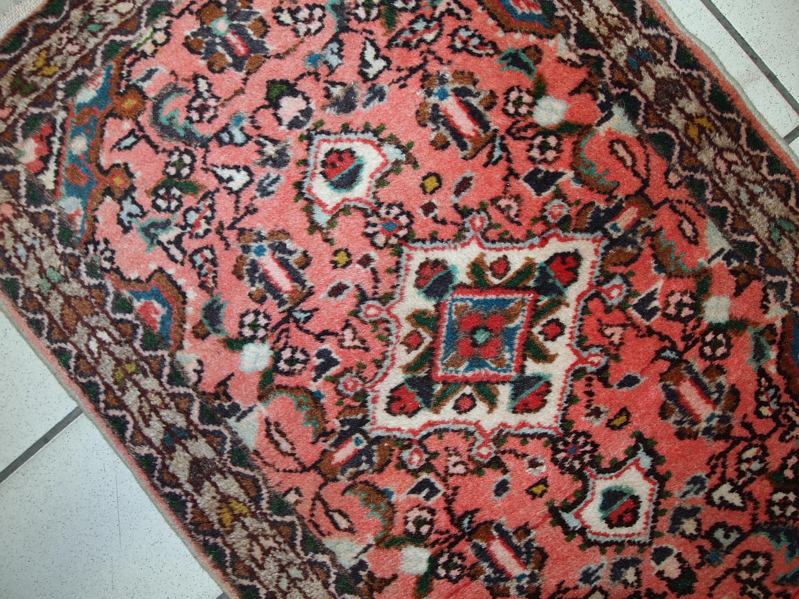 Handgefertigter Vintage-Teppich im Lilihan-Stil, 1970er Jahre, 1c617 (Wolle) im Angebot