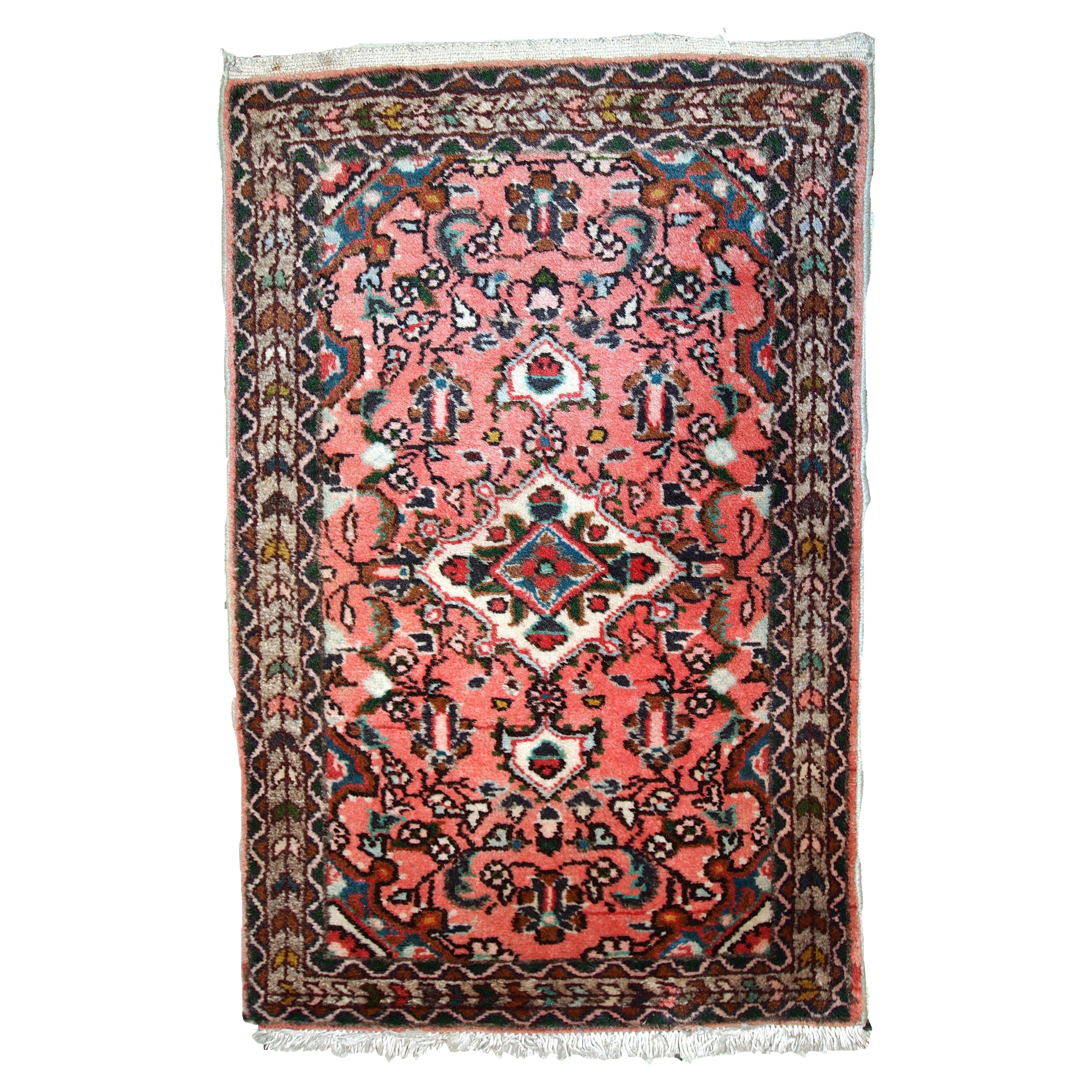 Handgefertigter Vintage-Teppich im Lilihan-Stil, 1970er Jahre, 1c617 im Angebot