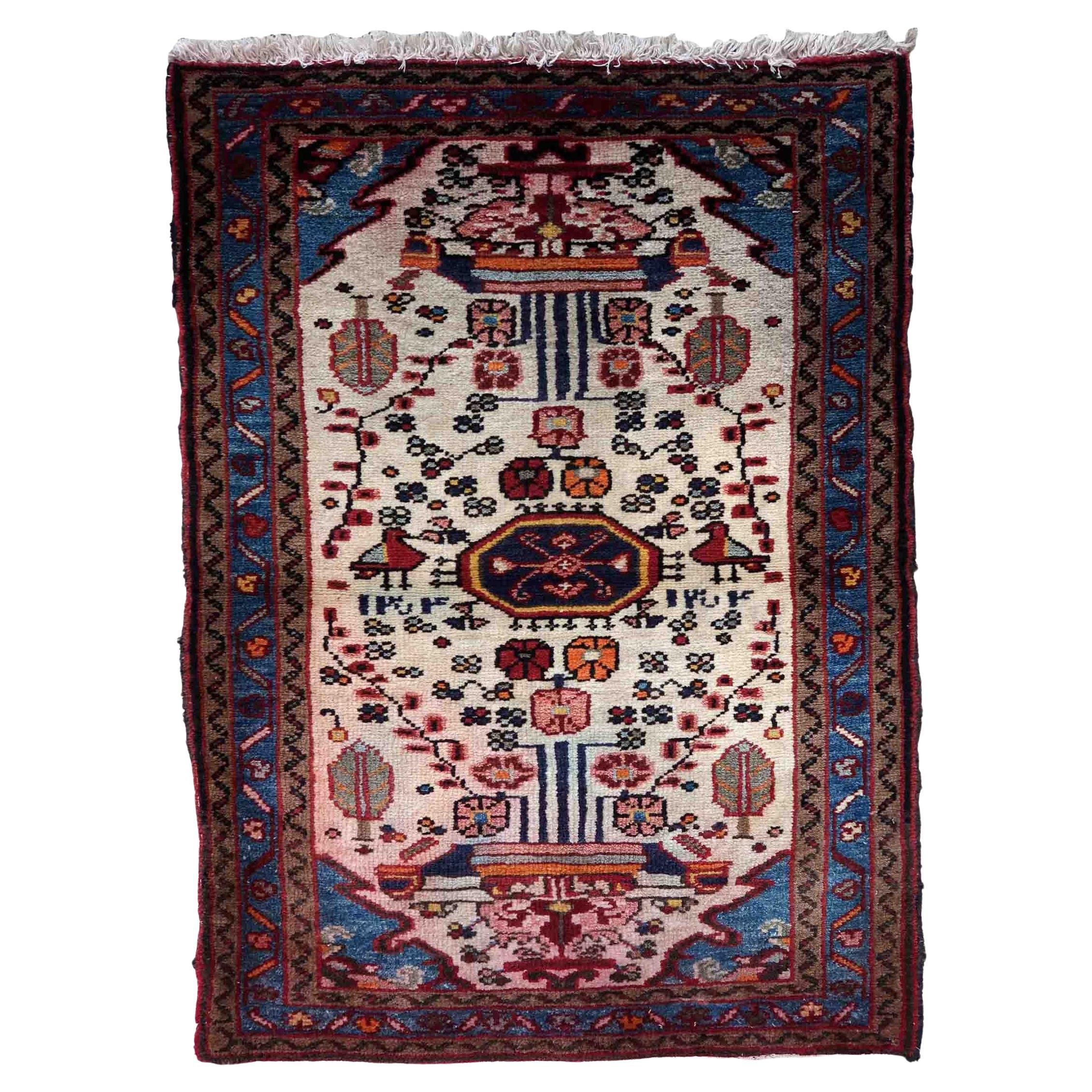 Handgefertigter Teppich im Mahal-Stil, 1970er-Jahre, 1C1013