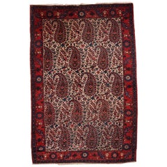 Handgefertigter Vintage-Teppich im Malayer-Stil, 1950er Jahre, 1C314