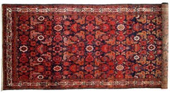Handmade Vintage Malayer Style Runner, 1920s, 1C323