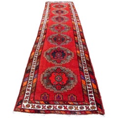 Handmade Vintage Malayer Style Runner, 1960s, 1Q0044