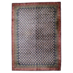 Handmade Vintage Mongolian modern rug 1960s, 1B882