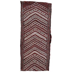 Handmade Vintage Moroccan Berber Kilim Cushion, 1950s, 1P37