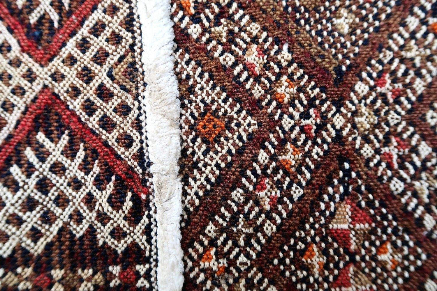 Hand-Knotted Handmade Vintage Moroccan Berber Kilim Cushion, 1950s, 1P47 For Sale