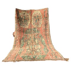 Handgefertigter marokkanischer Berberroter Vintage-Teppich 5,5' x 10', 1990er Jahre - 1G07