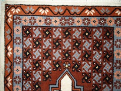 Tapis berbère marocain vintage fait à la main, années 1970, 1C630