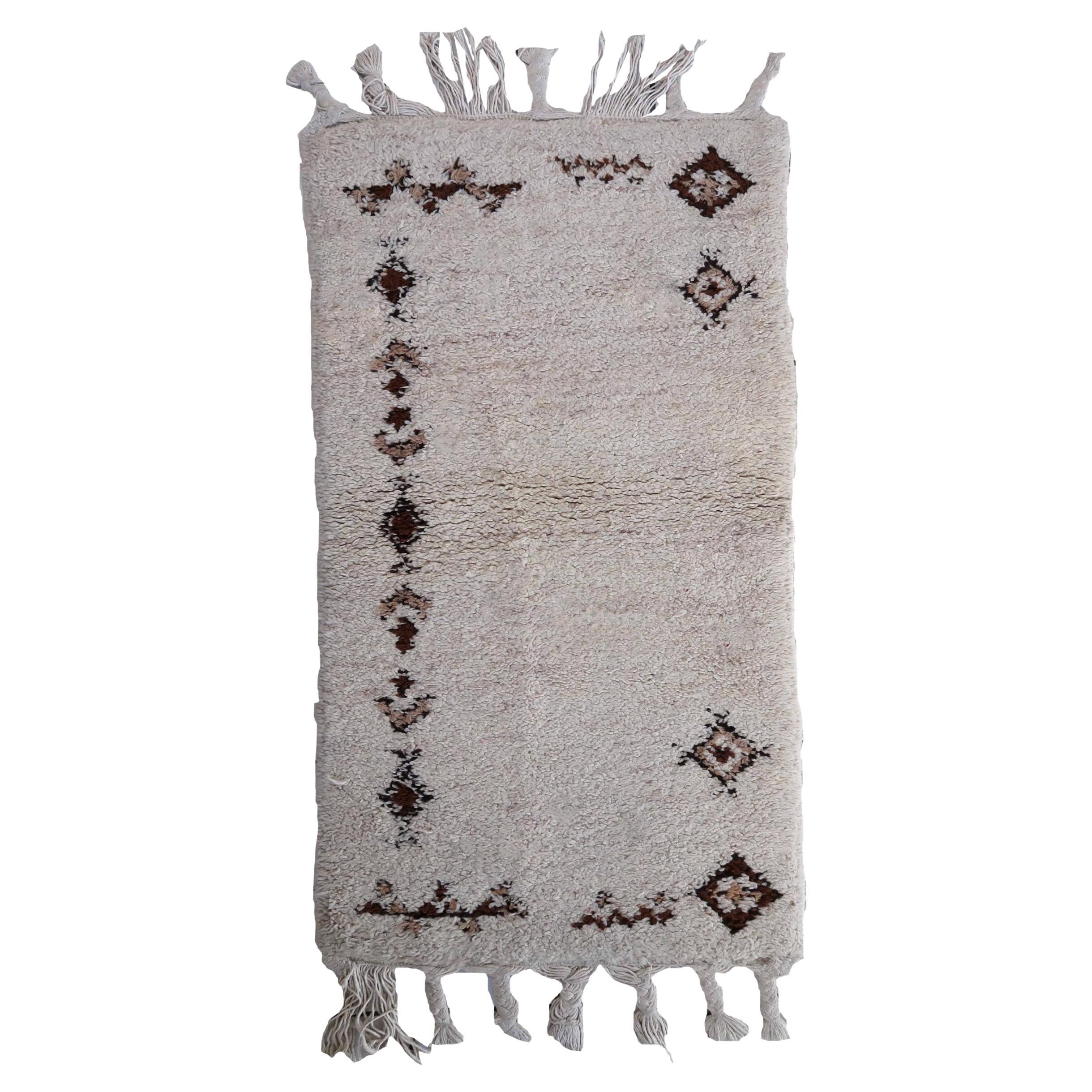 Handmade Vintage Moroccan Berber Rug, 1970s, 1C820