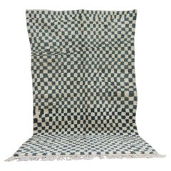 Handgefertigter marokkanischer Berberteppich 4,7' x 8,2' 1980er Jahre, 1X15