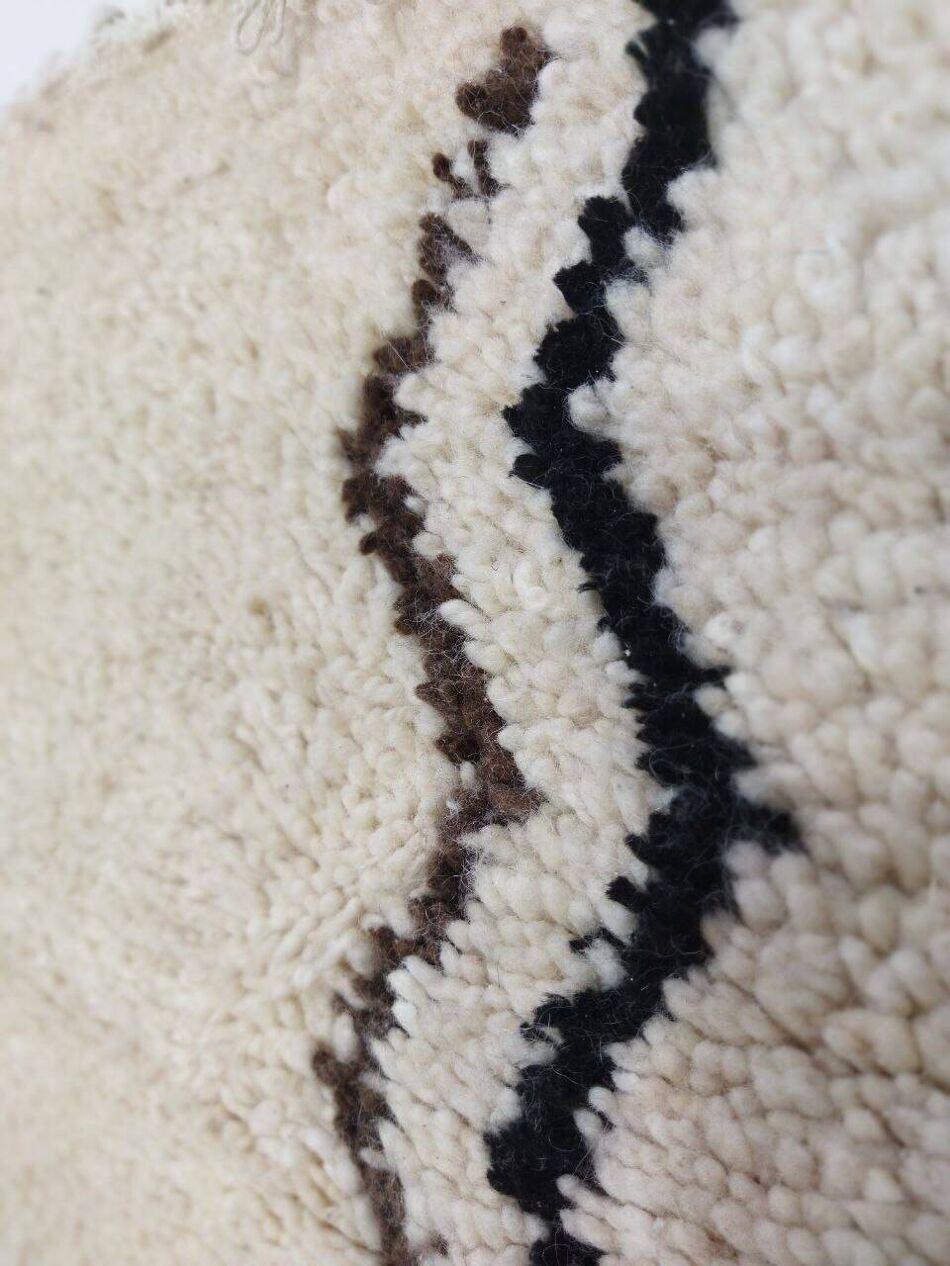 Noué à la main Tapis berbère marocain vintage fait à la main 5.1' x 9', 1980, 1X08 en vente