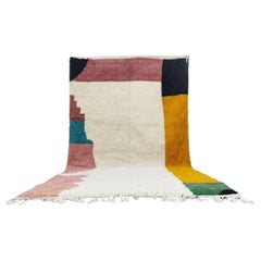 Tappeto berbero marocchino vintage fatto a mano 6,2' x 9,8', anni '80, 1X05