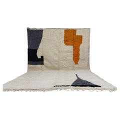 Handmade Vintage Moroccan Berber Rug 8.5' x 11.8', 1980s, 1X02