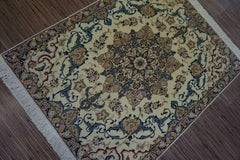 Handmade Vintage Nain Style Rug, 1970s, 1D22
