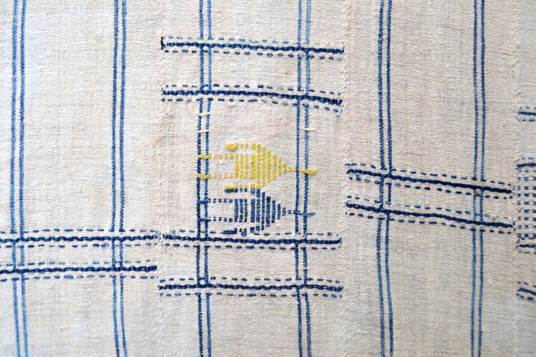 Zarma Handmade Vintage Nigerian Zarma Embroidered Textile, 1950s, 1P27 For ...