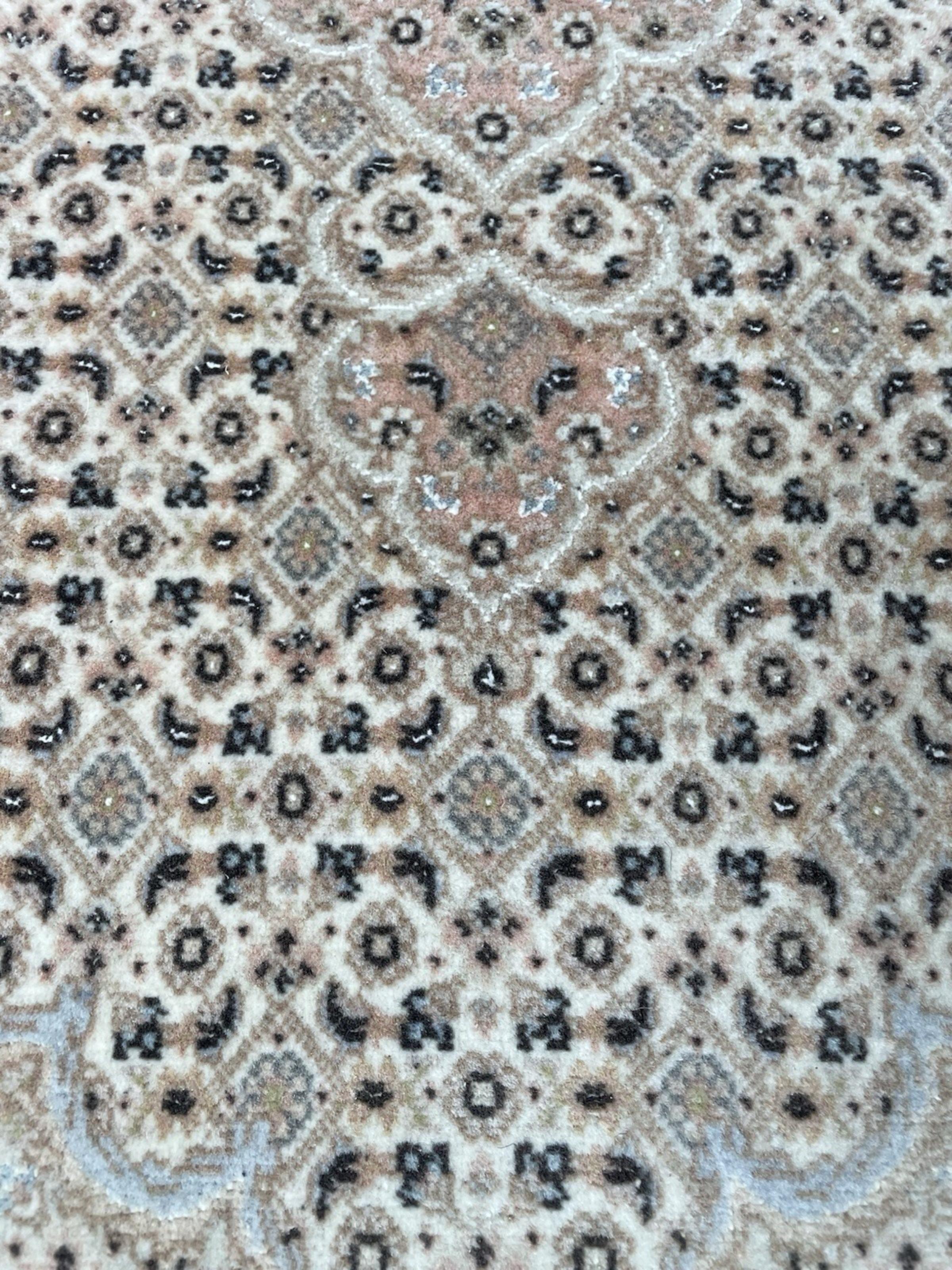 Paire de tapis persans Tabriz 50 Raj faits main, 2.7' x 4.1', 1970 - 1N114 en vente 6