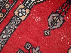 Handmade Vintage Pakistani Lahore Rug, 1950s, 1C764