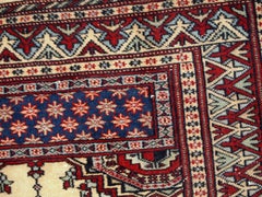Handmade Vintage Pakistani Lahore Rug, 1960s, 1C716