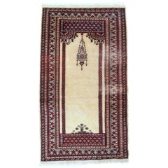 Handmade Vintage Pakistani Lahore Rug, 1960s, 1С716