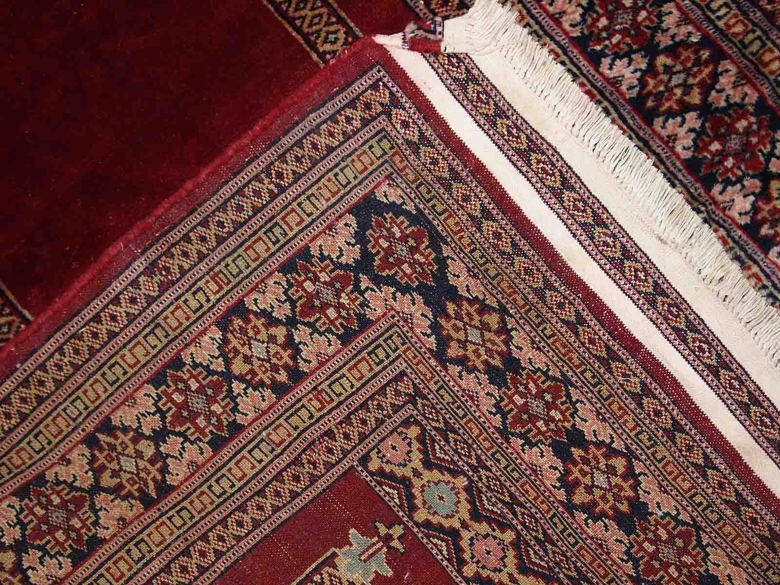 Tappeto Lahore pakistano vintage fatto a mano, anni '60, 1C806 in vendita 1