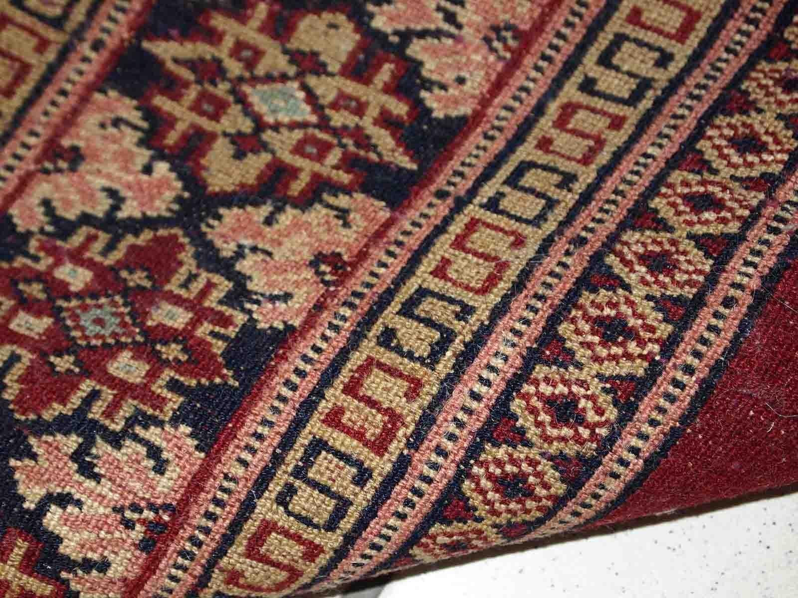 Tappeto Lahore pakistano vintage fatto a mano, anni '60, 1C806 in vendita 2